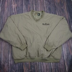 WearGuard Jacket Mens XL Green Pullover Windbreaker Lake Powell Hot Air Balloon
